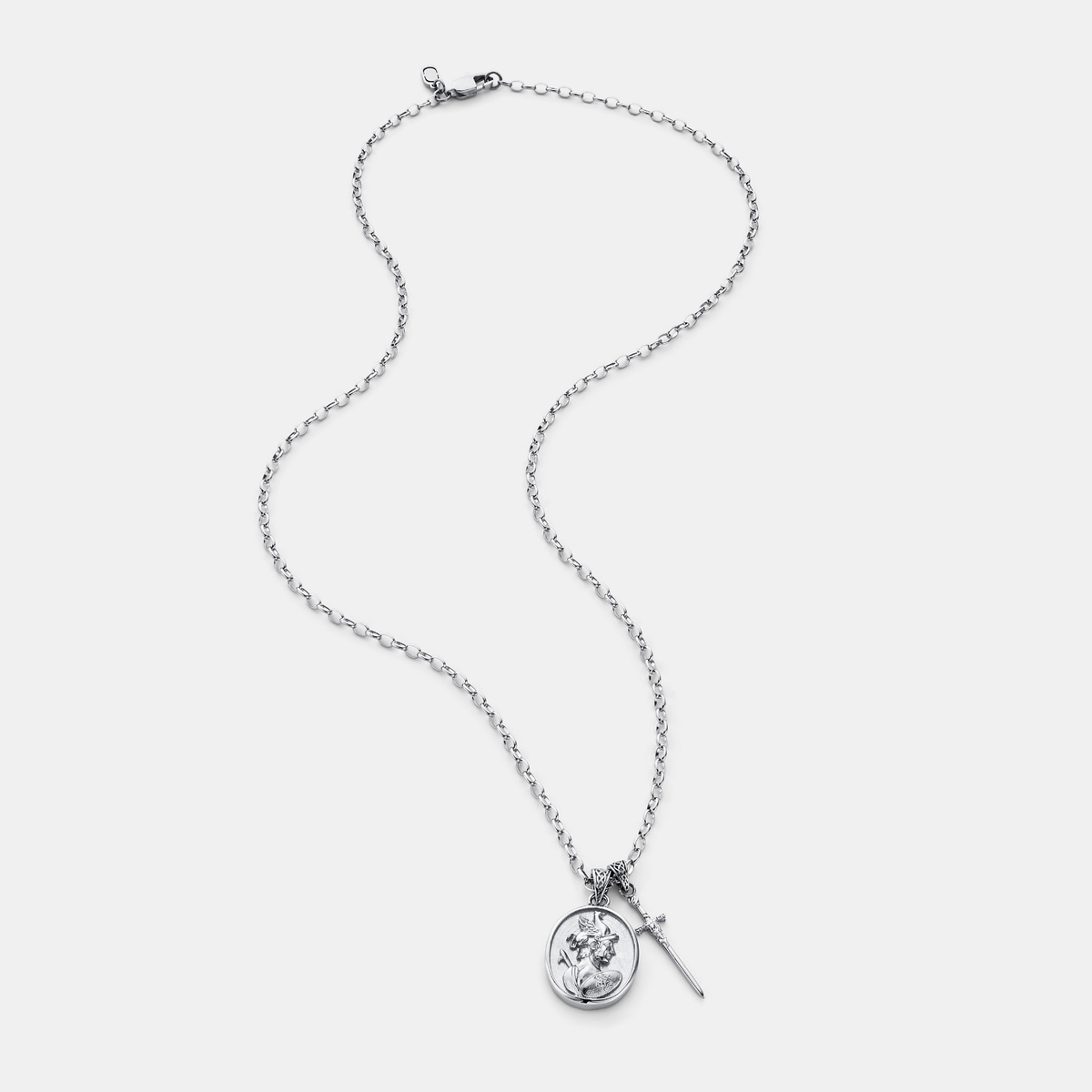 Colgante de Aquiles (plata)