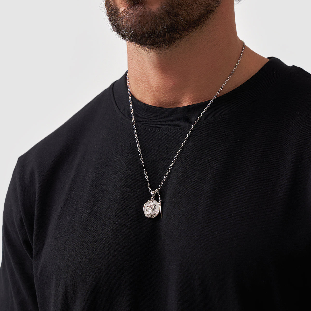 Colgante de Aquiles (plata)