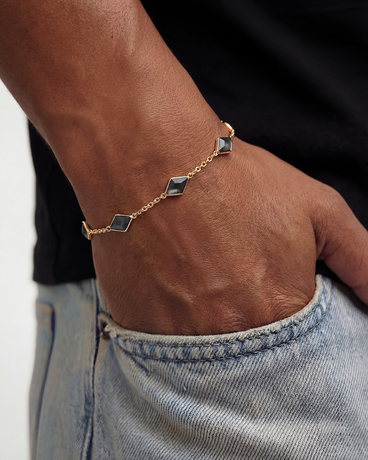 PULSERA AMBERES ORO