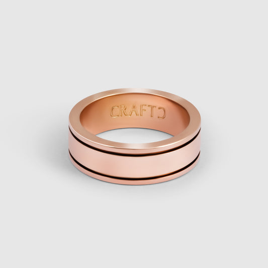 Anillo Band 2.0 (Oro Rosa)