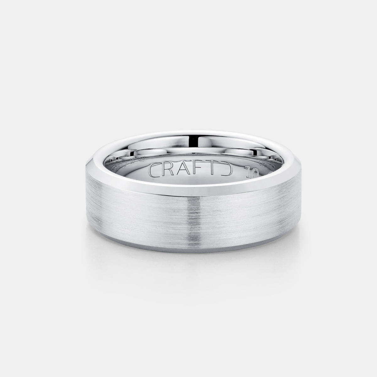 Anillo Biselado (Plata) 8mm | Plata Esterlina