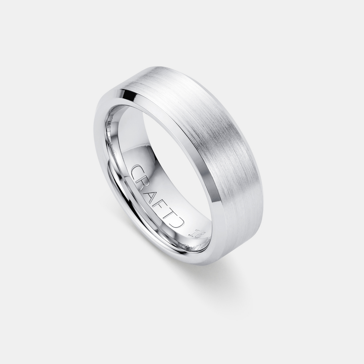 Anillo Biselado (Plata) 8mm | Plata Esterlina