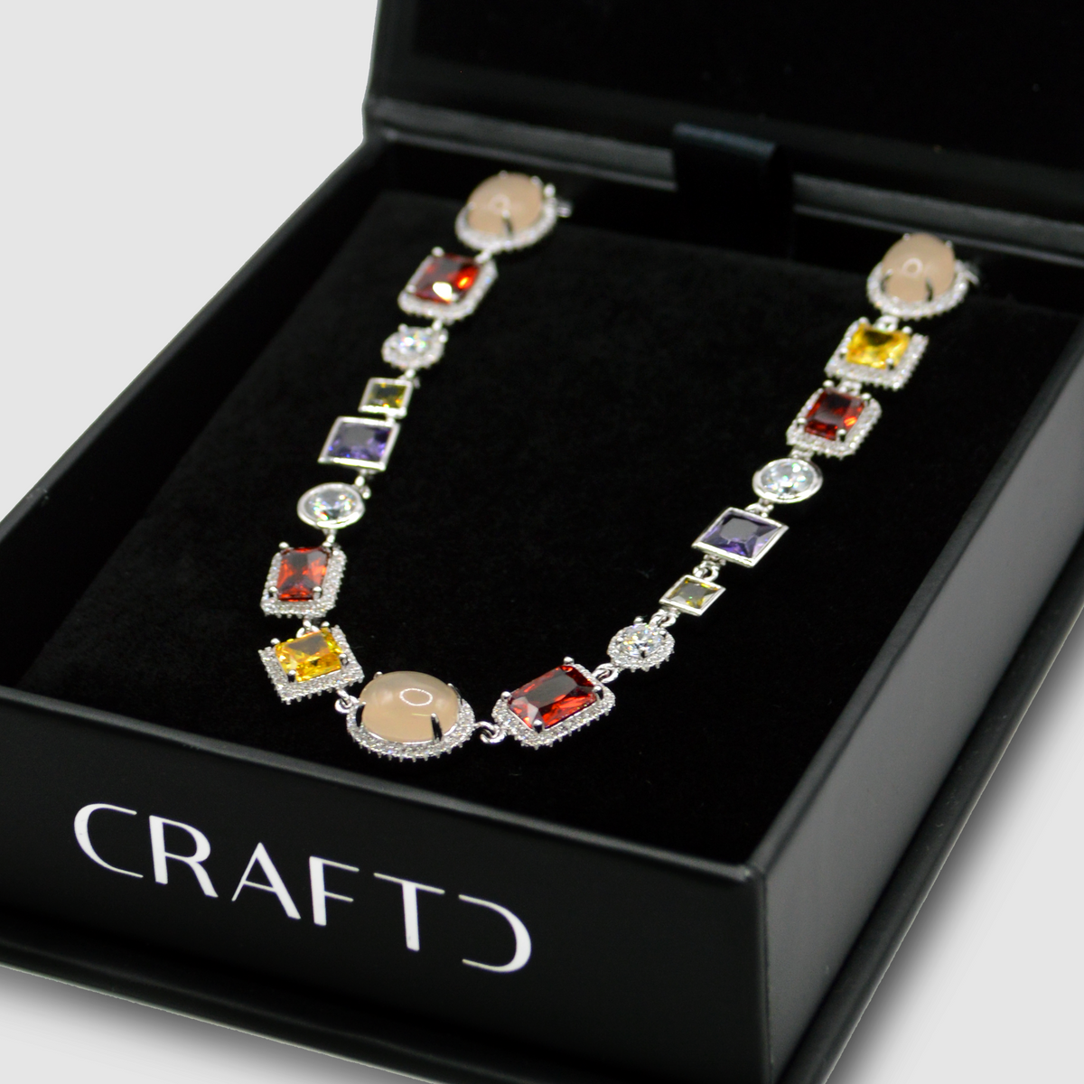 Juego de Piedras Preciosas (Plata)