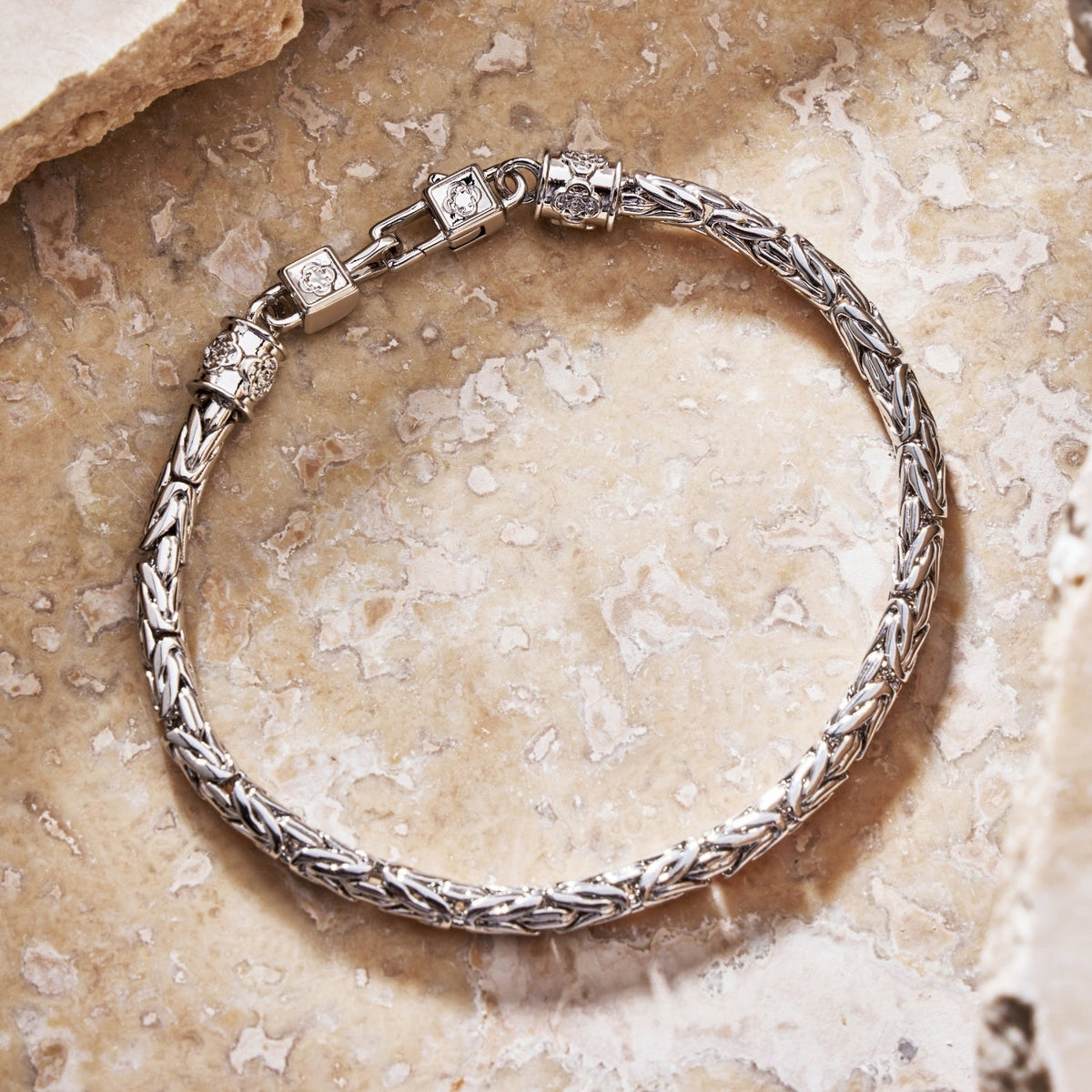 Pulsera Bizantina (Plata)