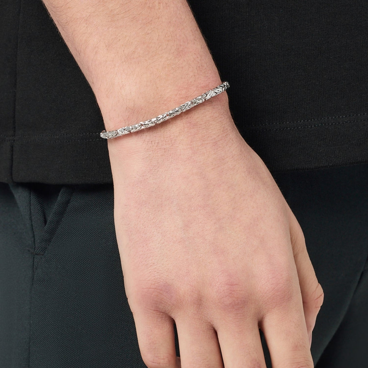 Pulsera Bizantina (Plata)