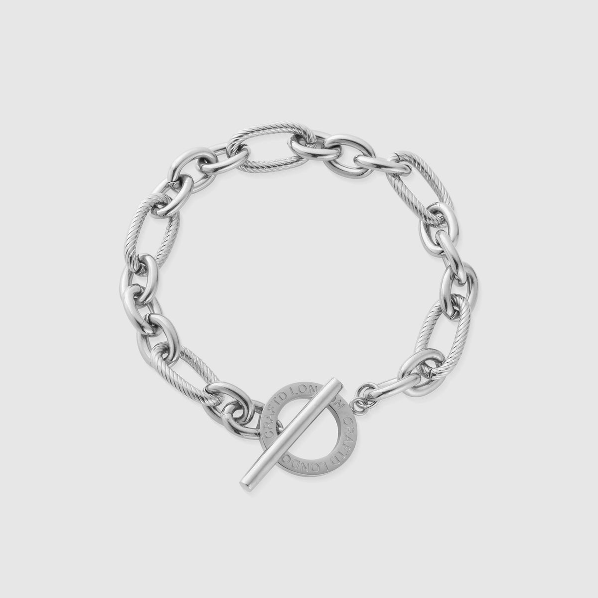 Pulsera Toggle Milan (Plata)