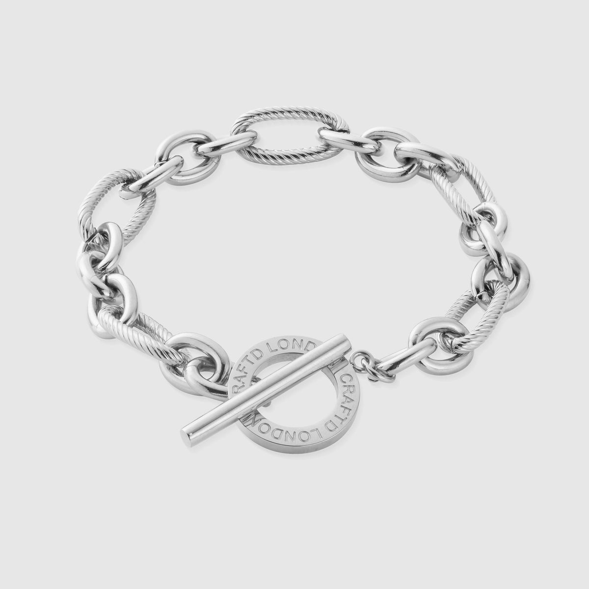 Pulsera Toggle Milan (Plata)