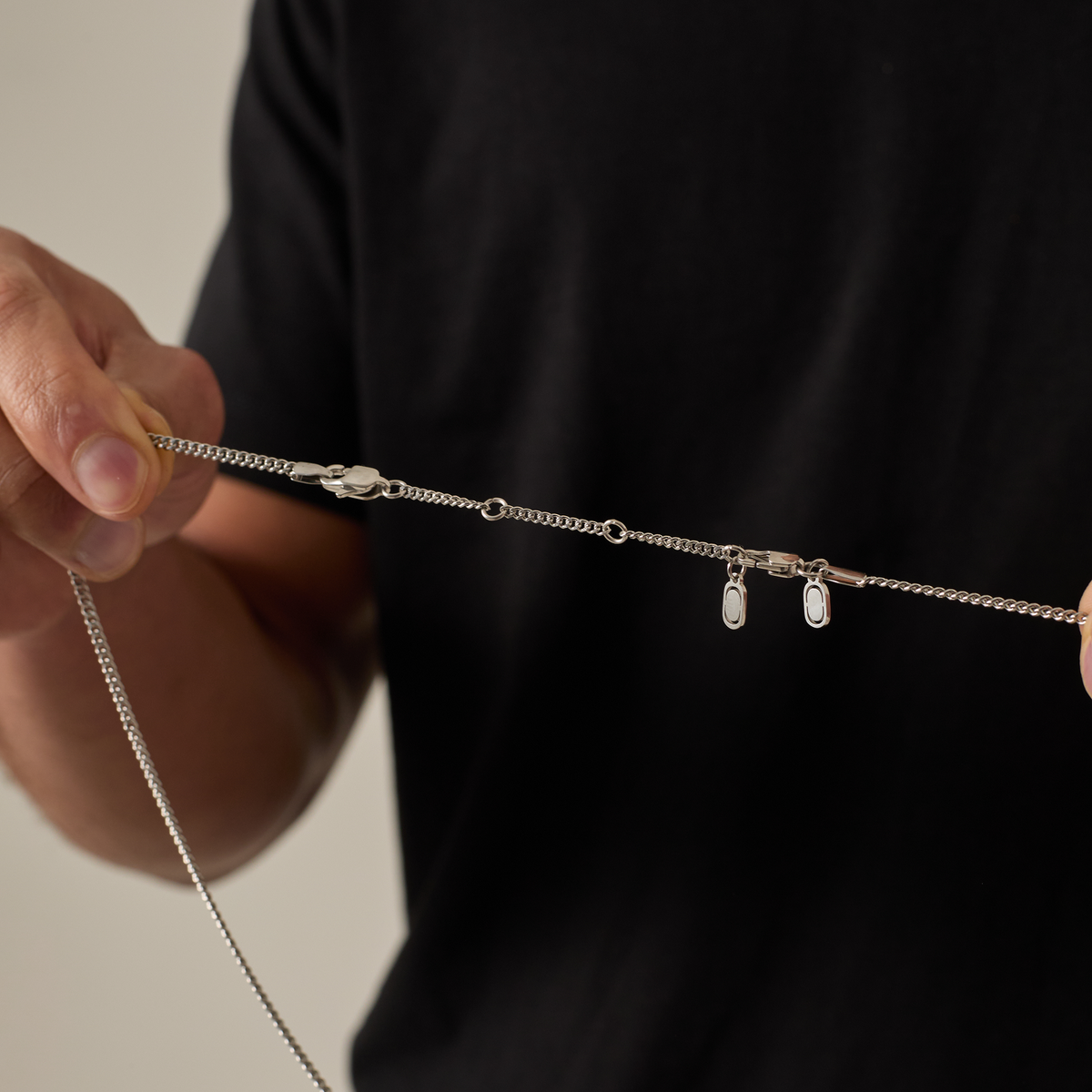 Extensor de Cadena de 3" (Plata)