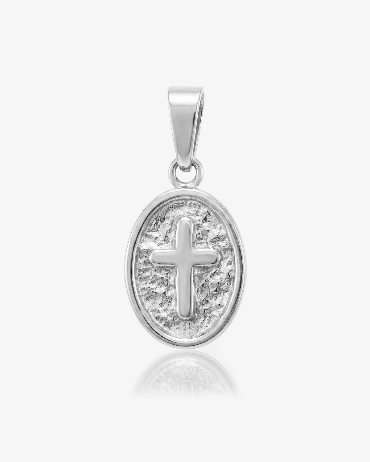 CHARM CROSS CIRCLE PLATA