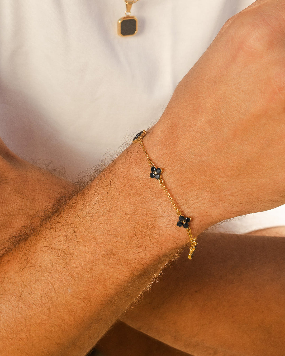 PULSERA CLOVER ORO