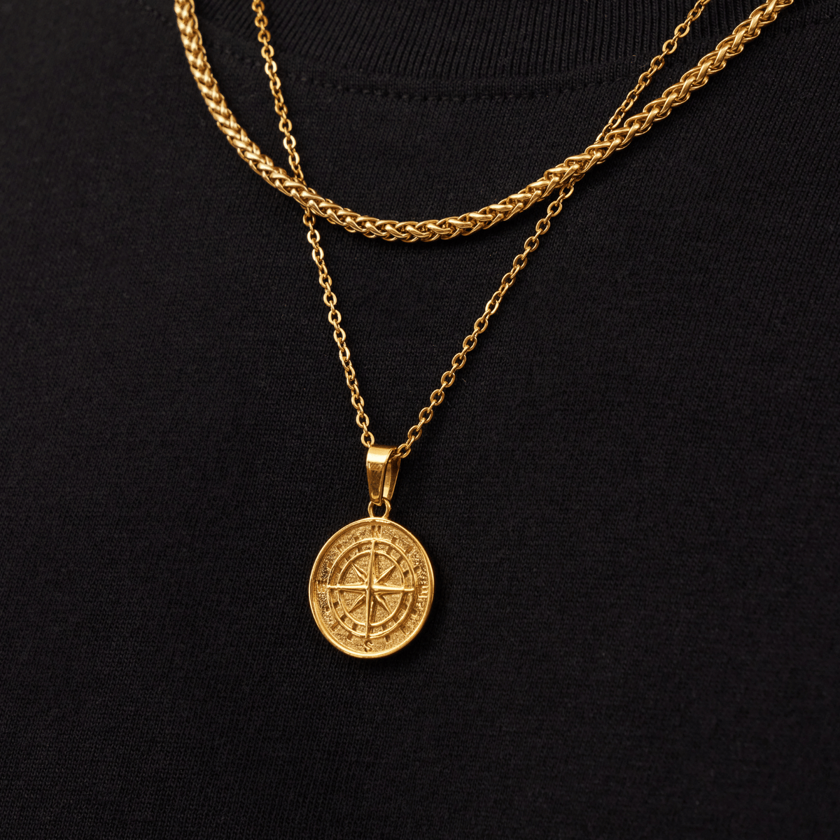 Conjunto de brújula (Oro)