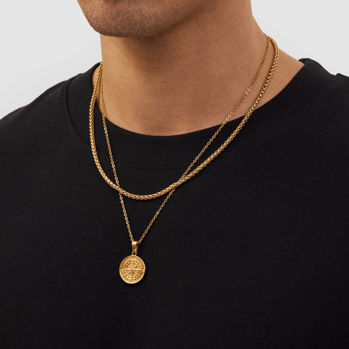 Juego de Regalo de Brújula (Oro)