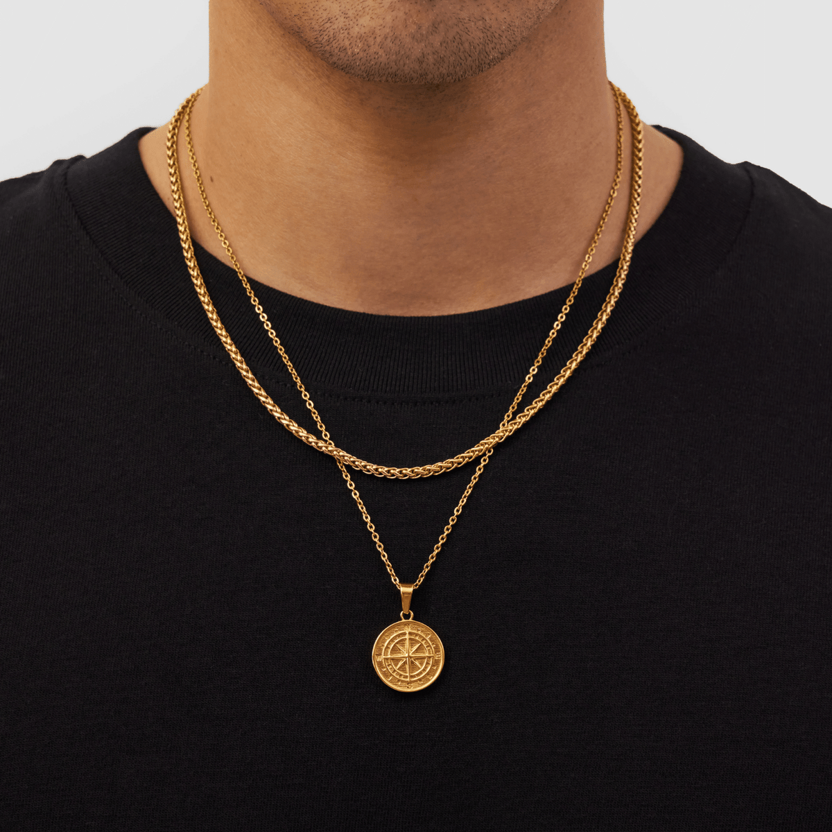 Juego de Regalo de Brújula (Oro)