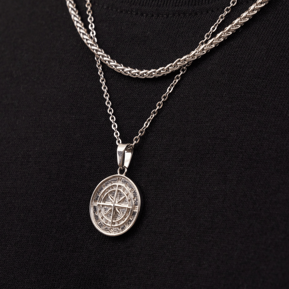 Conjunto de brújula (Plata)