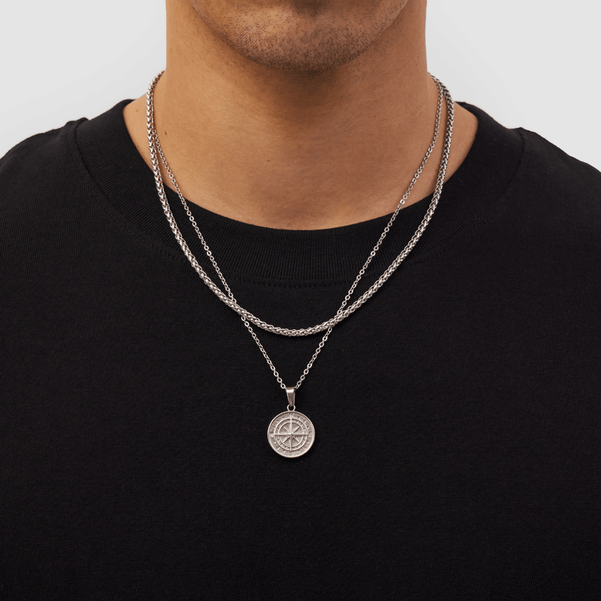 Conjunto de brújula (Plata)