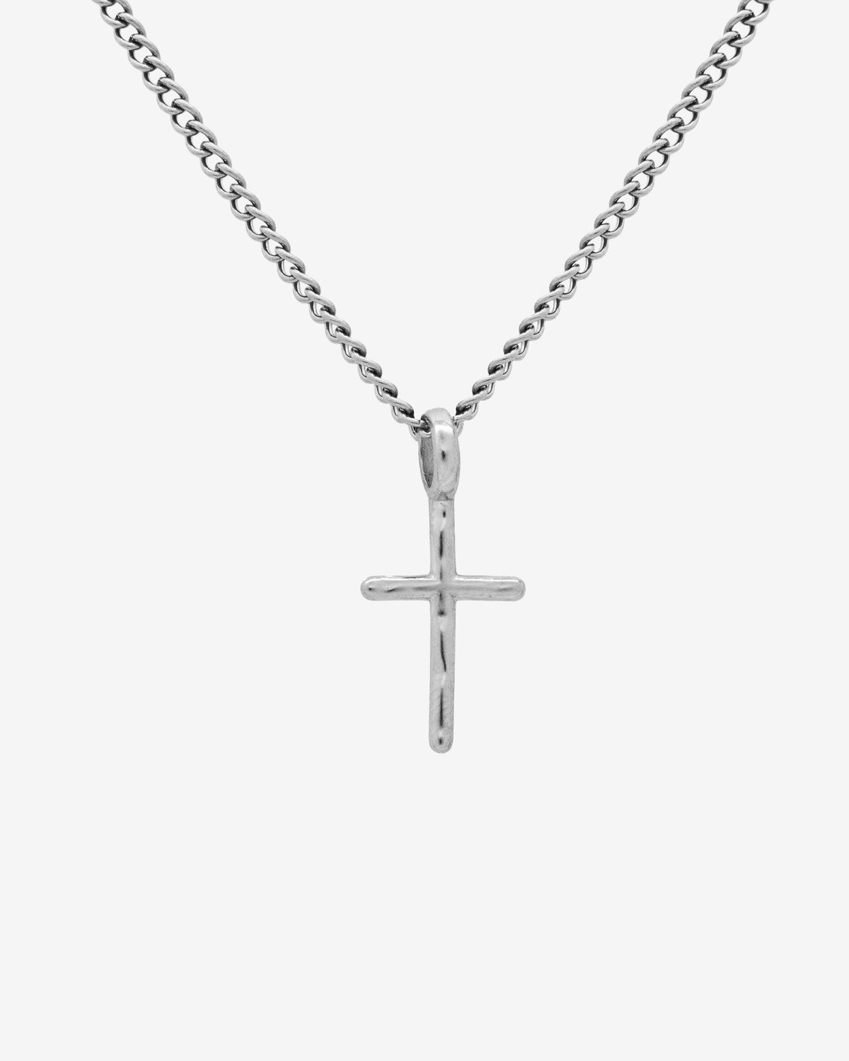 COLLAR CRUZ PLATA