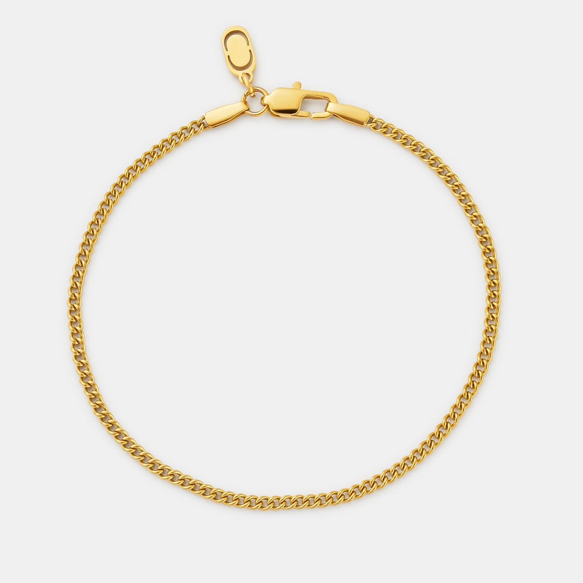 Pulsera Cubana (Oro) 2mm