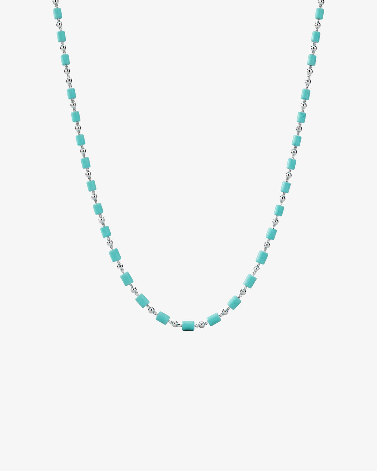 COLLAR CUBE PLATA