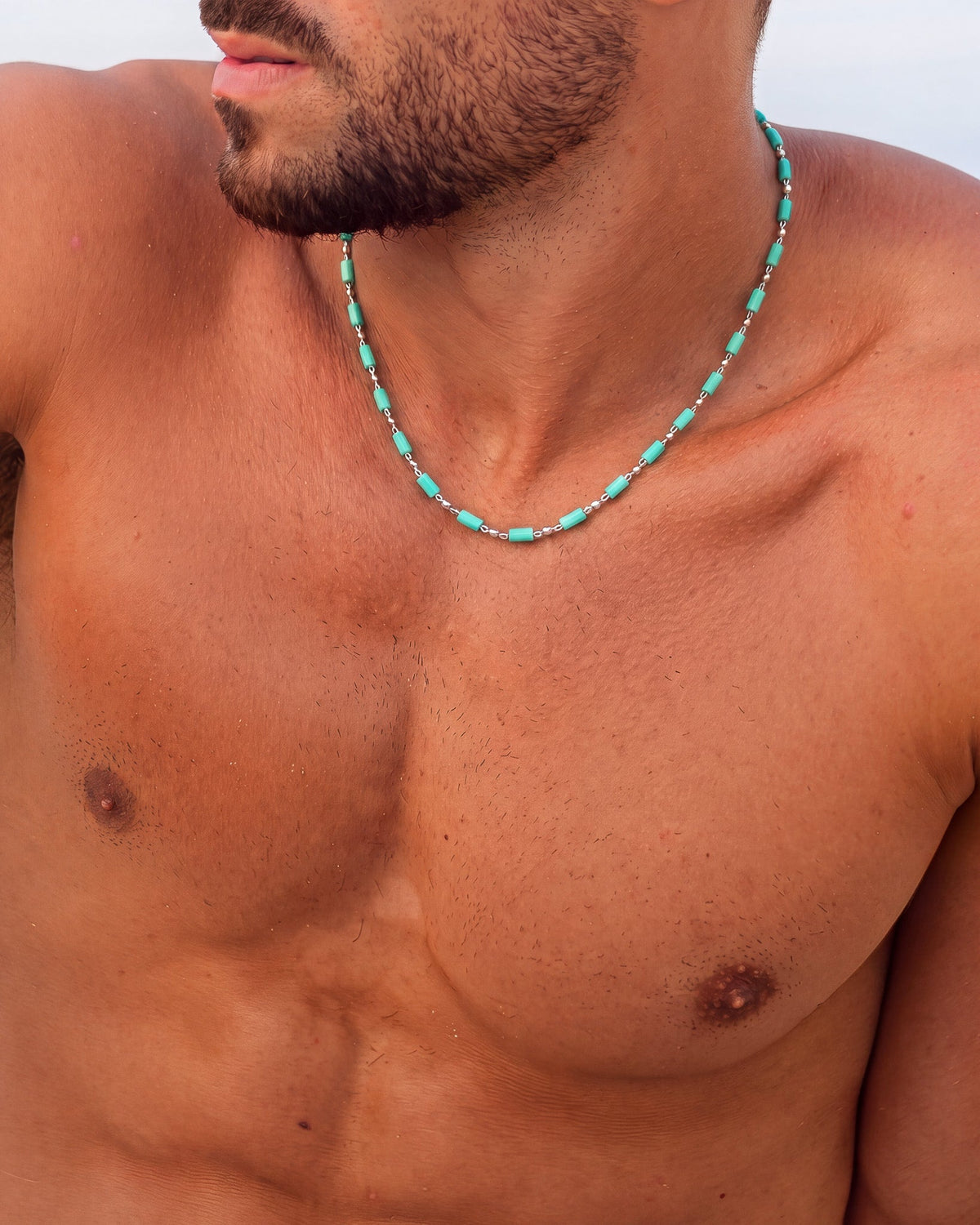 COLLAR CUBE PLATA