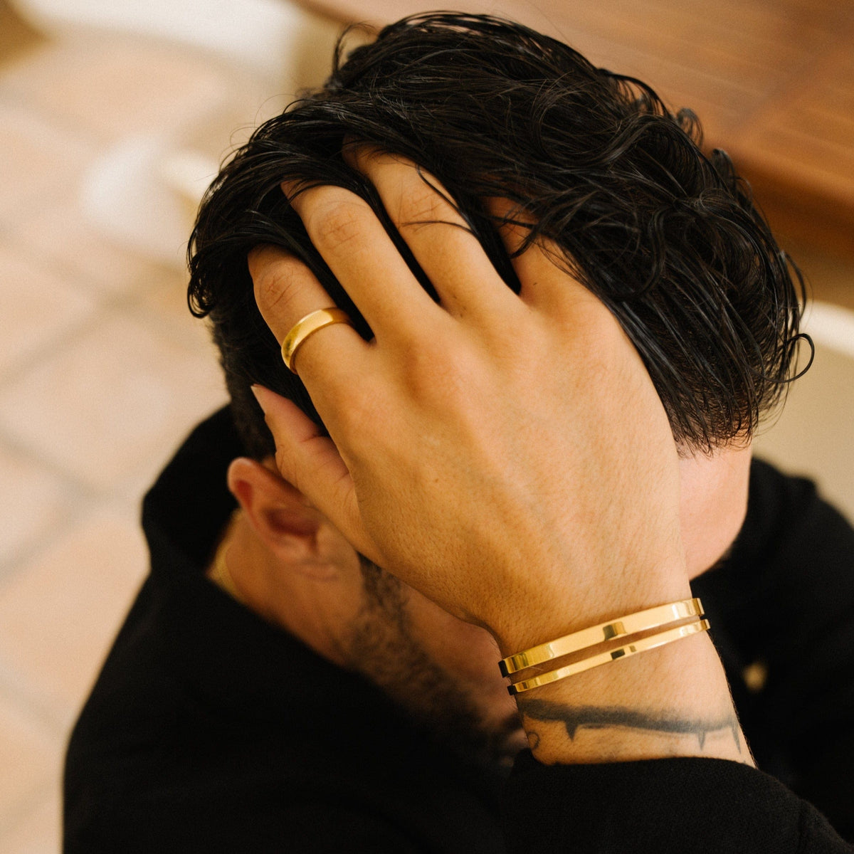 Brazalete Clásico 3mm (Oro)