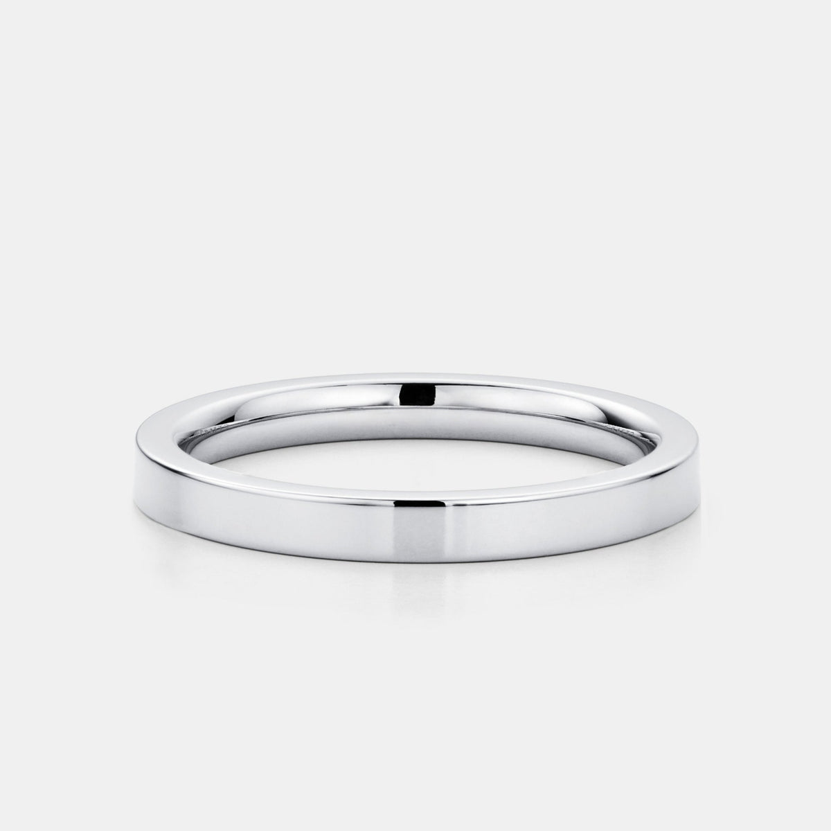Anillo de Banda Plana (Plata) 3mm