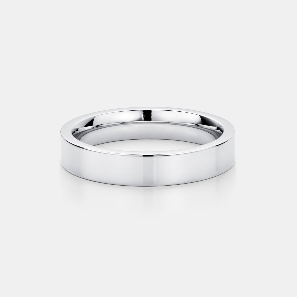 Anillo de Banda Plana (Plata) 5mm