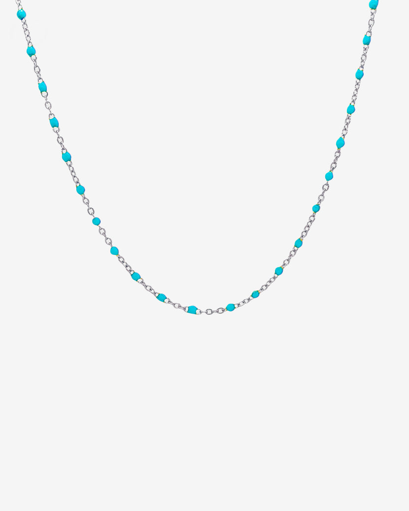 COLLAR GEM PLATA