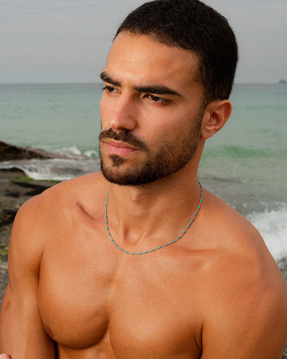 COLLAR GEM PLATA