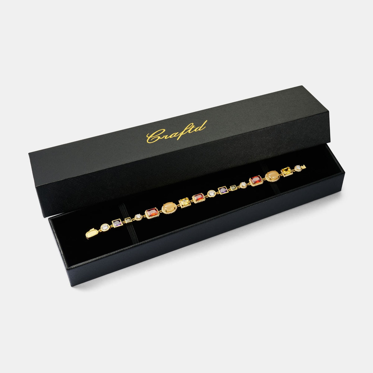 Pulsera de Piedras Preciosas (Oro)