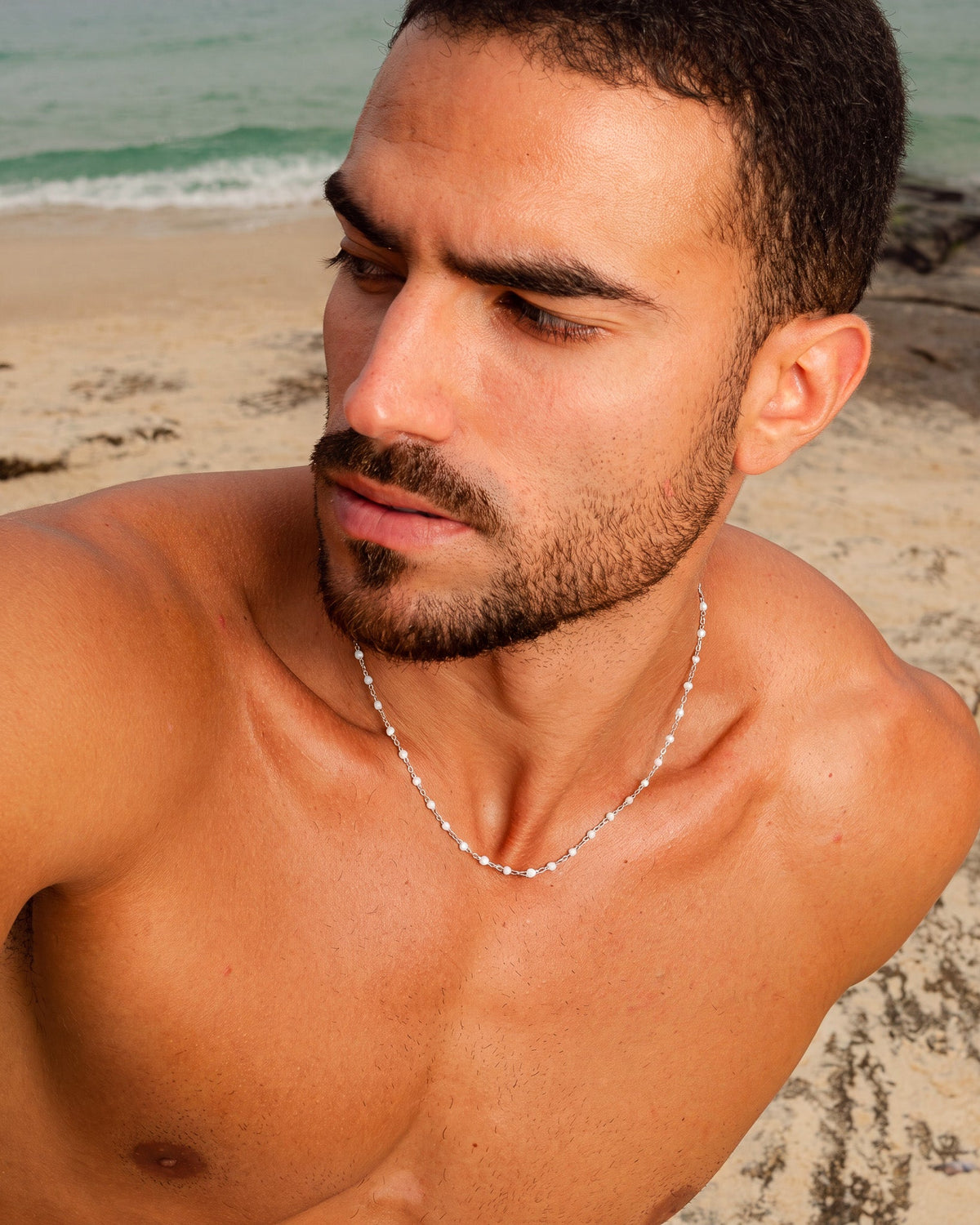 COLLAR GEM PLATA