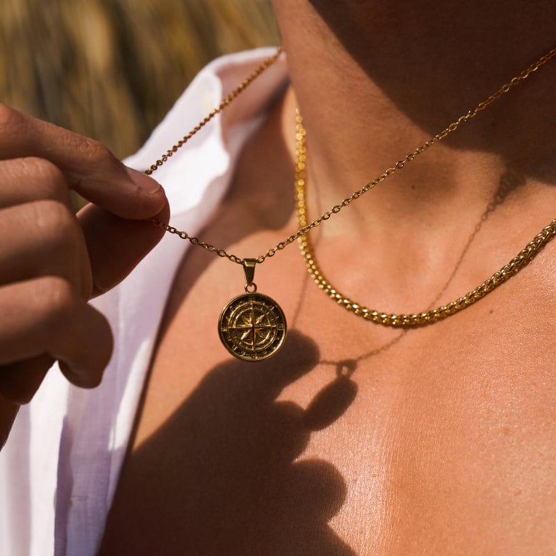 Colgante de Brújula (Oro)