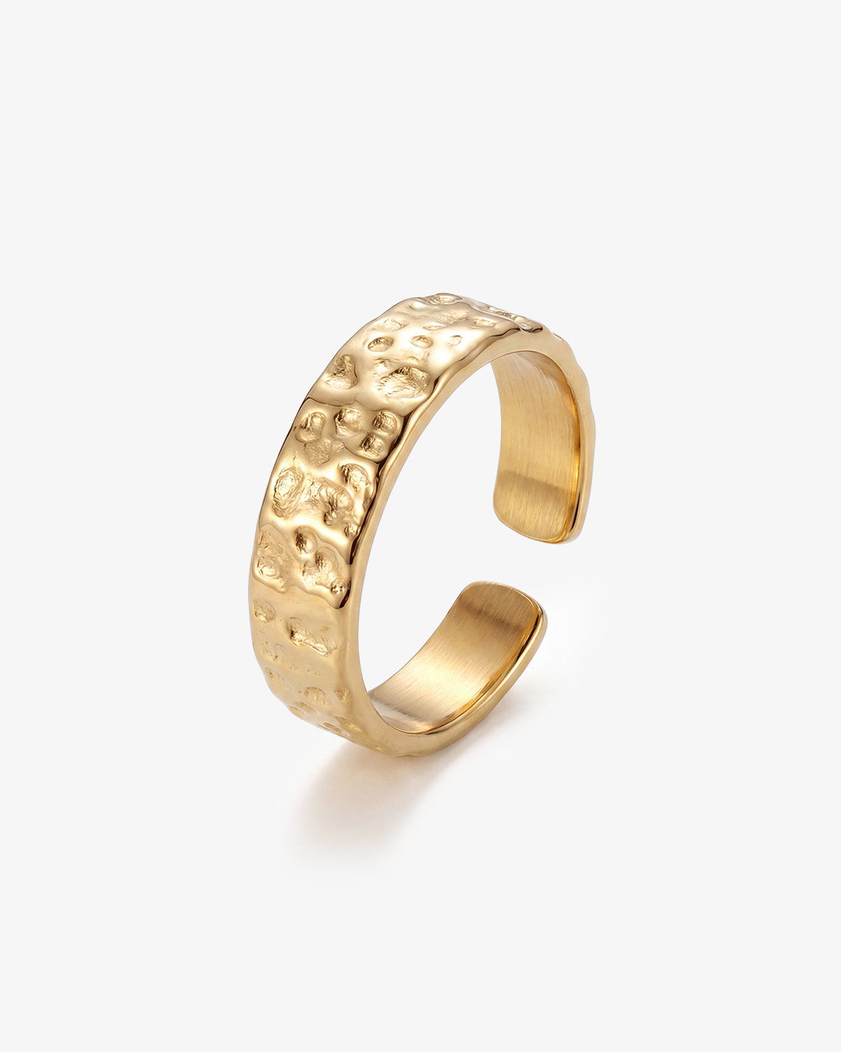 ANILLO HAMMERED ORO - 6MM