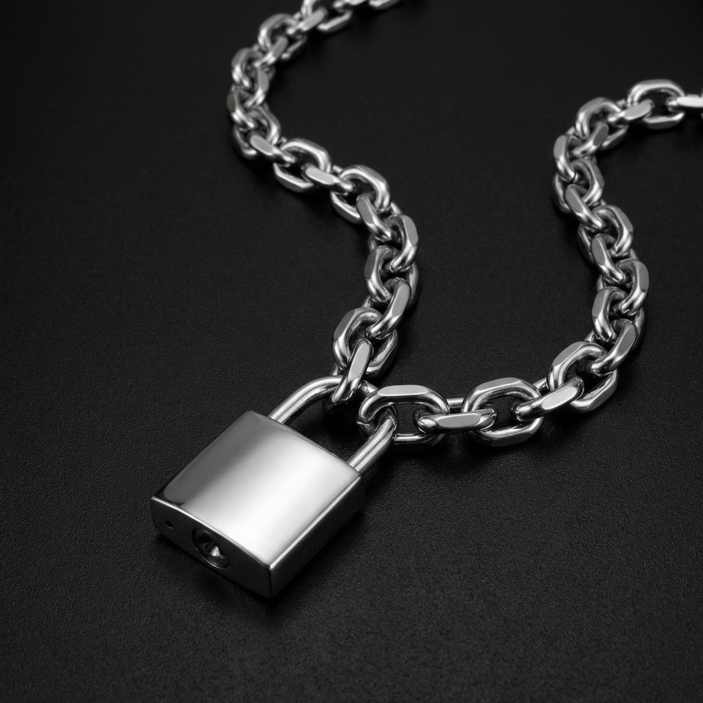 Collar de eslabones gruesos