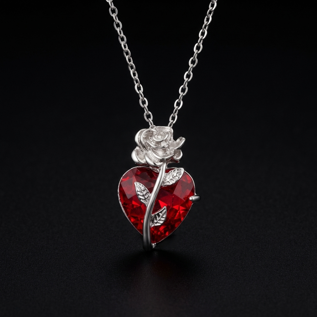 Blood Rose Necklace