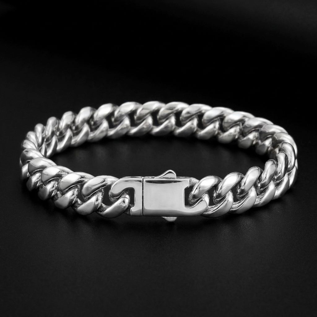 Pulsera cubana de 6 mm