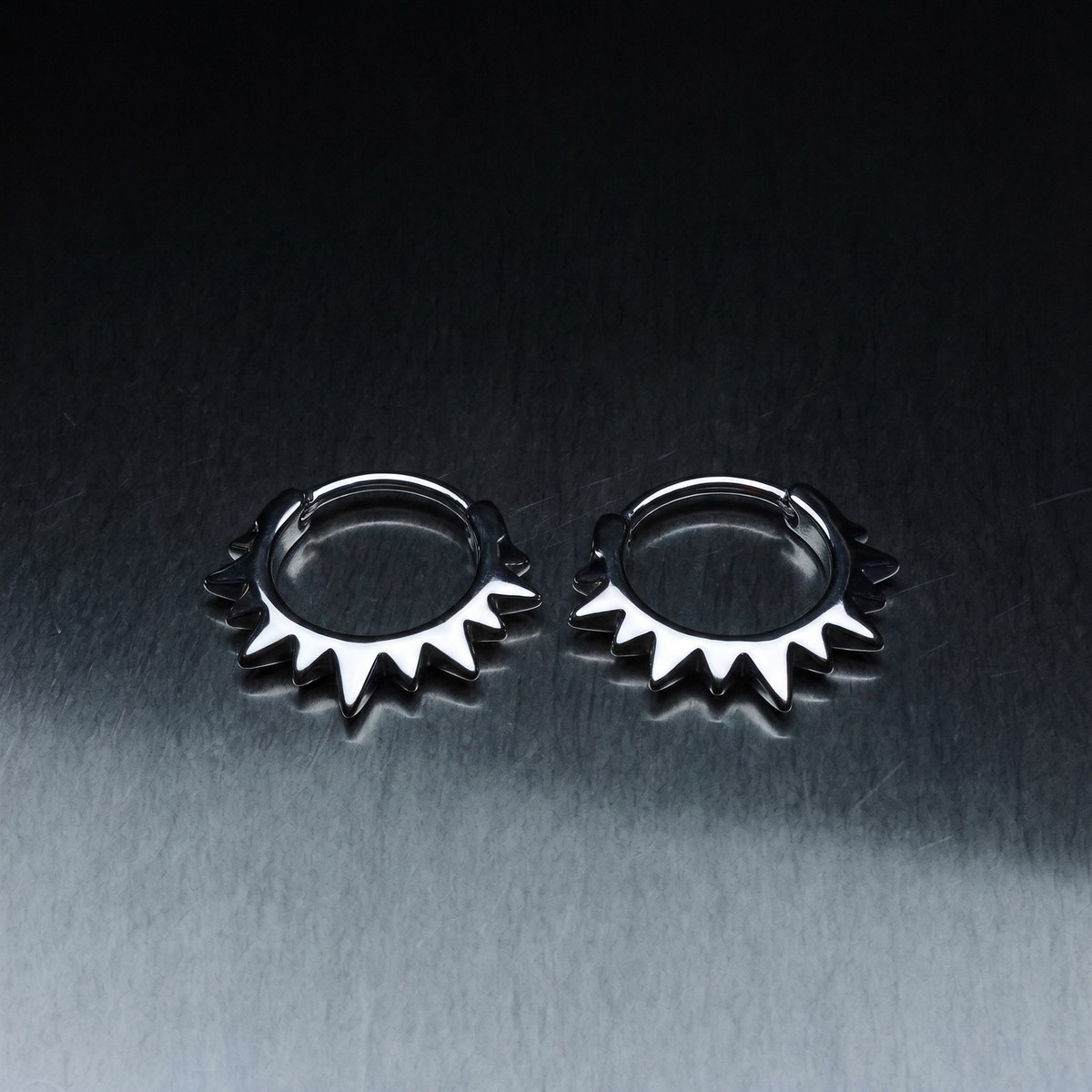 Pendientes dentados
