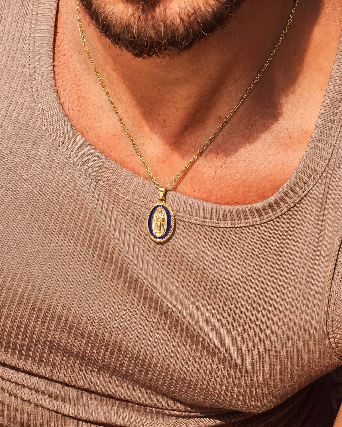 COLLAR VIRGEN MARÍA ORO