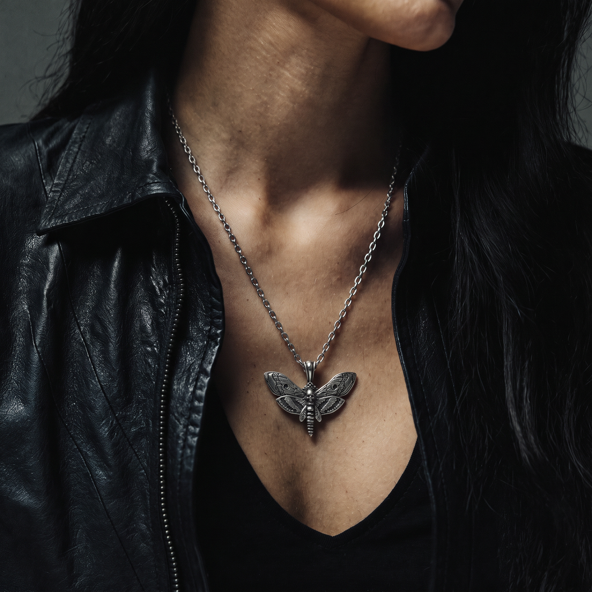 Collar de polilla de la muerte