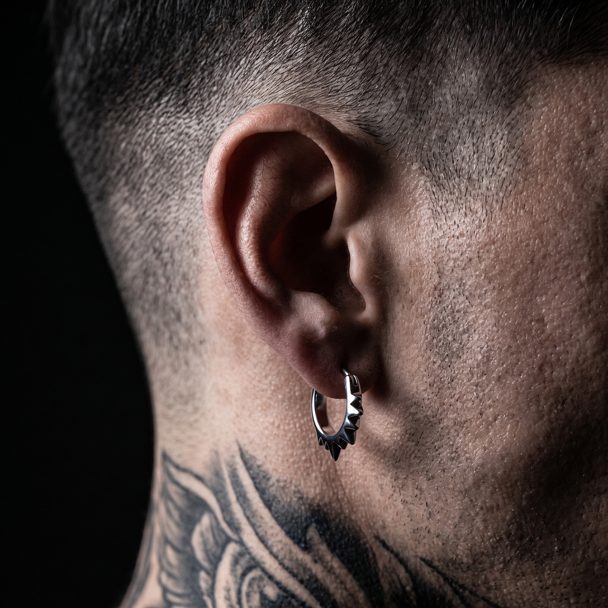 Pendientes dentados