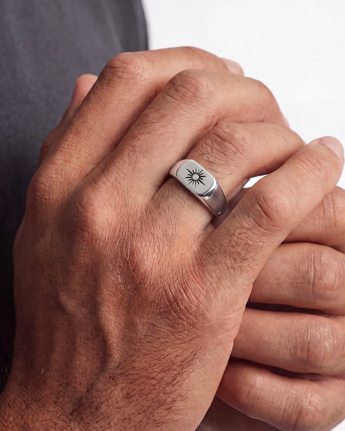 ANILLO HORIZON PLATA