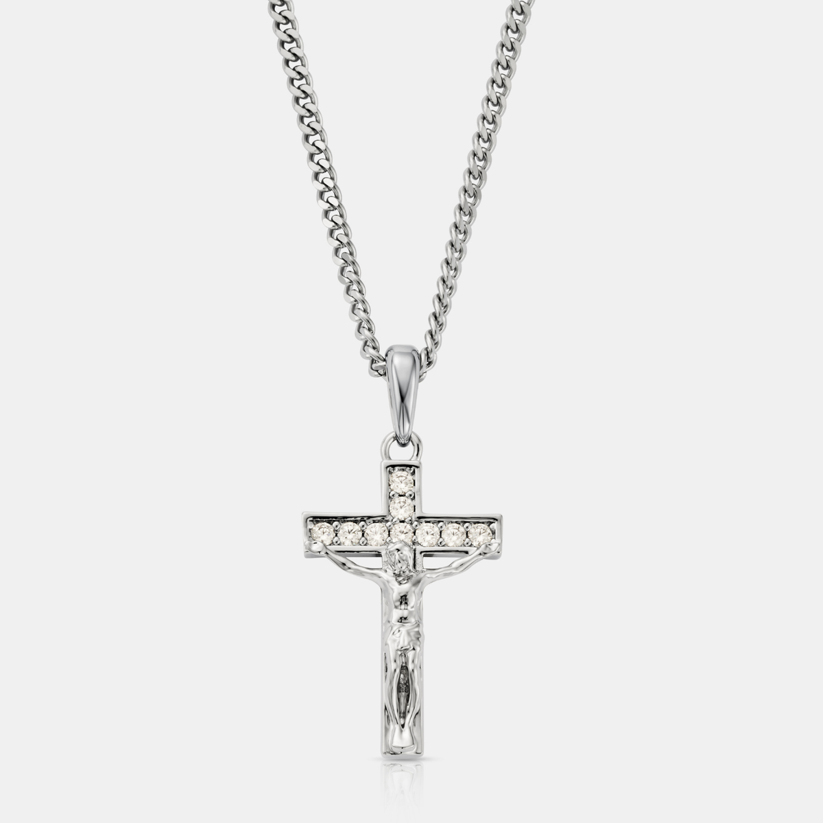 Crucifijo helado (Plata)