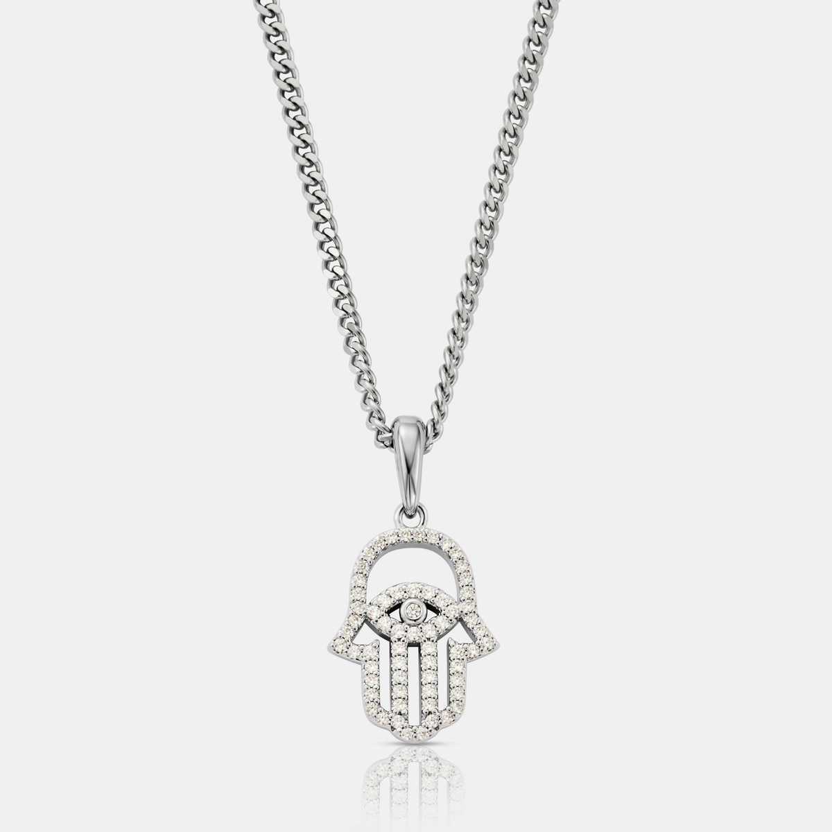 Hamsa helada (Plata)