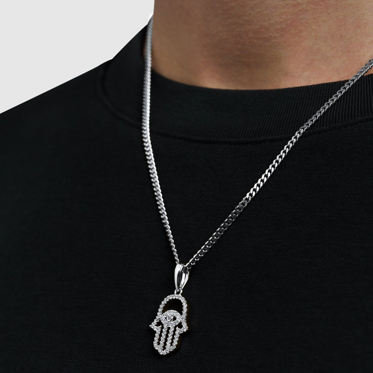 Hamsa helada (Plata)