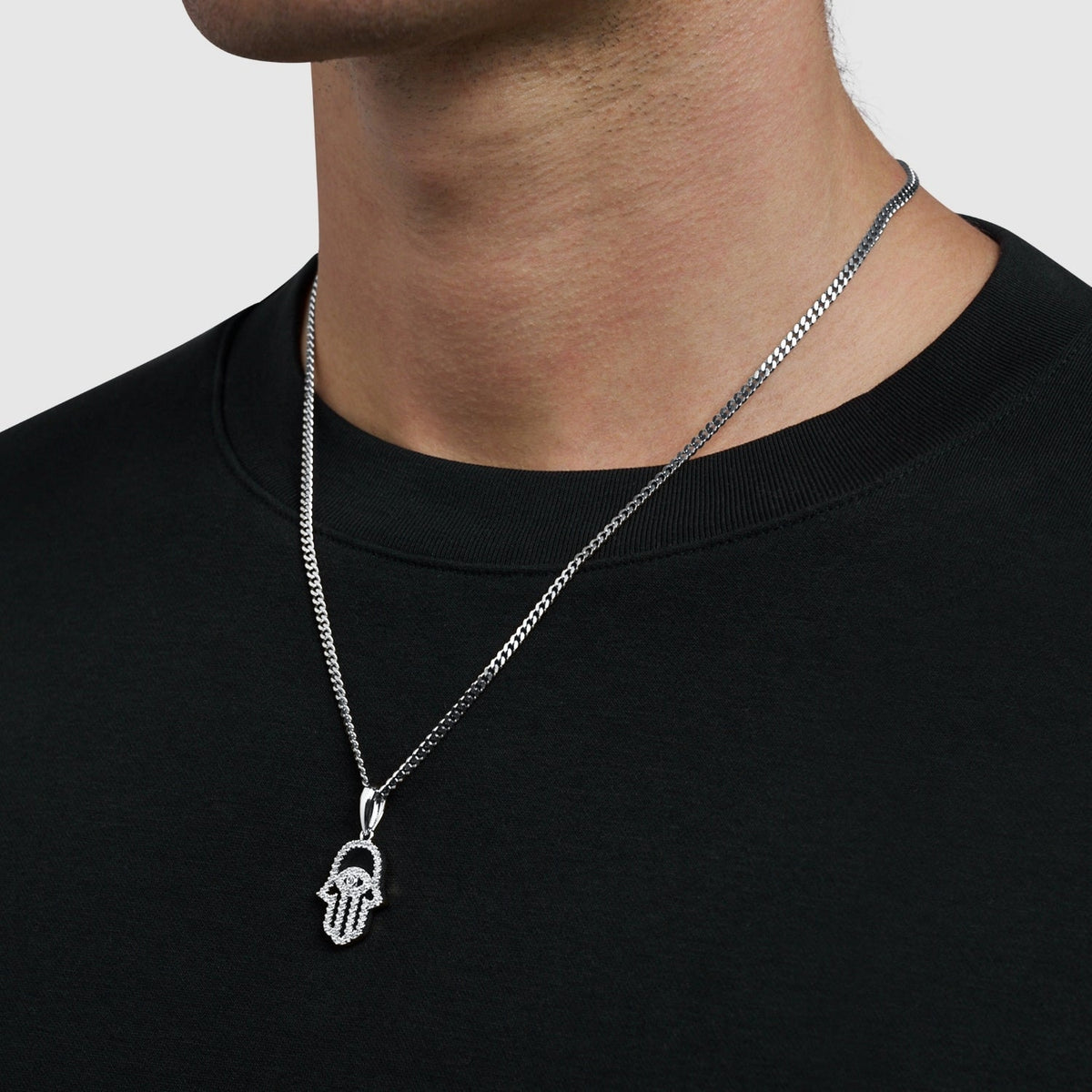 Hamsa helada (Plata)