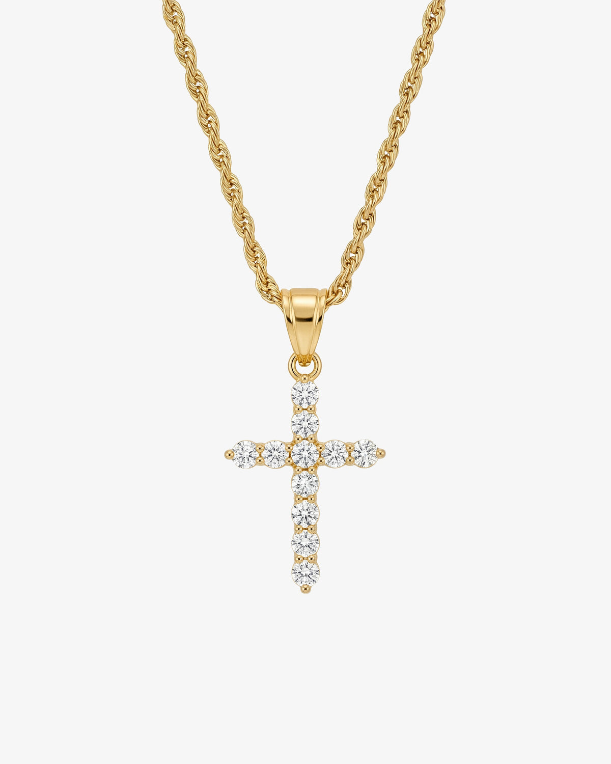 COLLAR ICY CROSS ORO