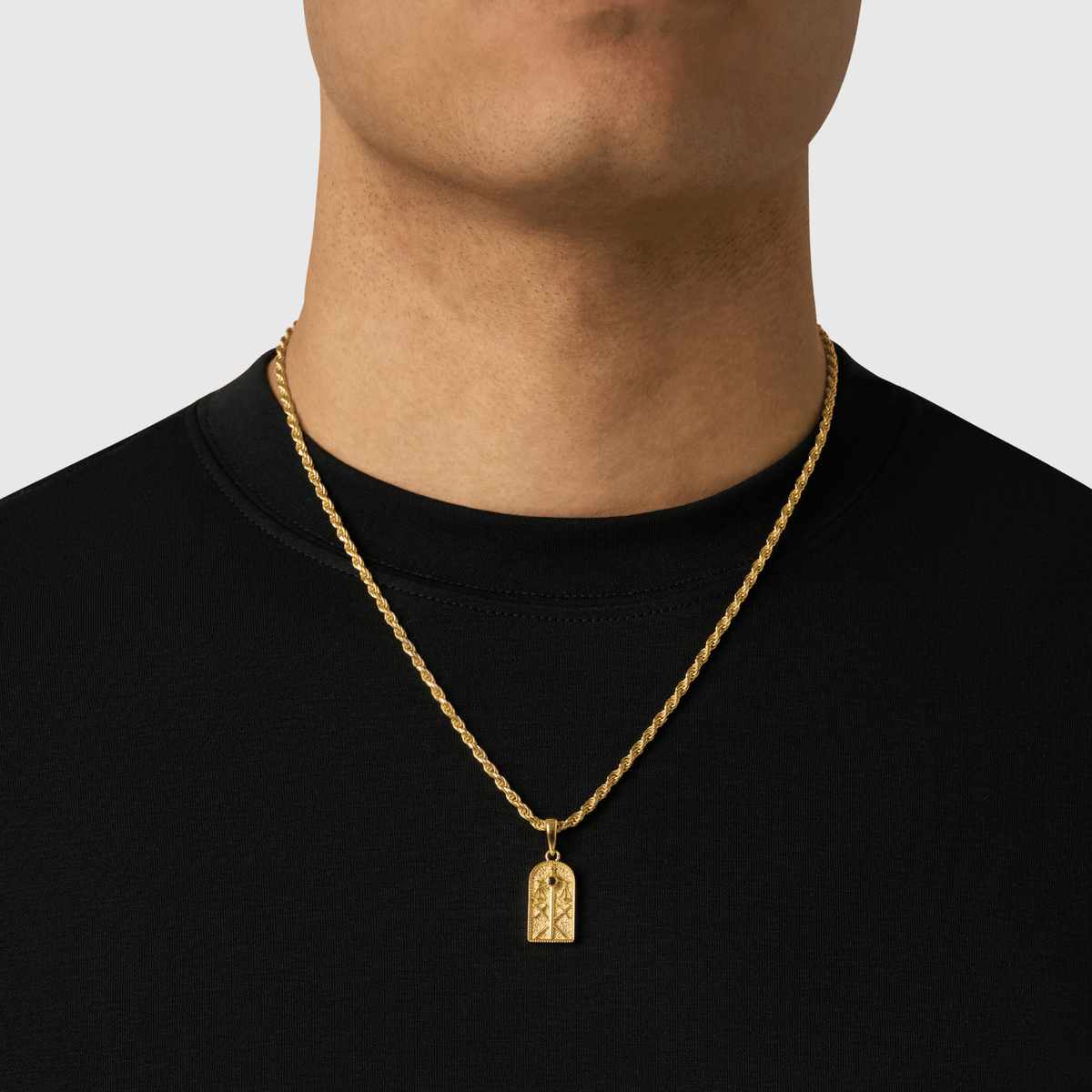 Justicia (Oro de 18 quilates) | Plata esterlina