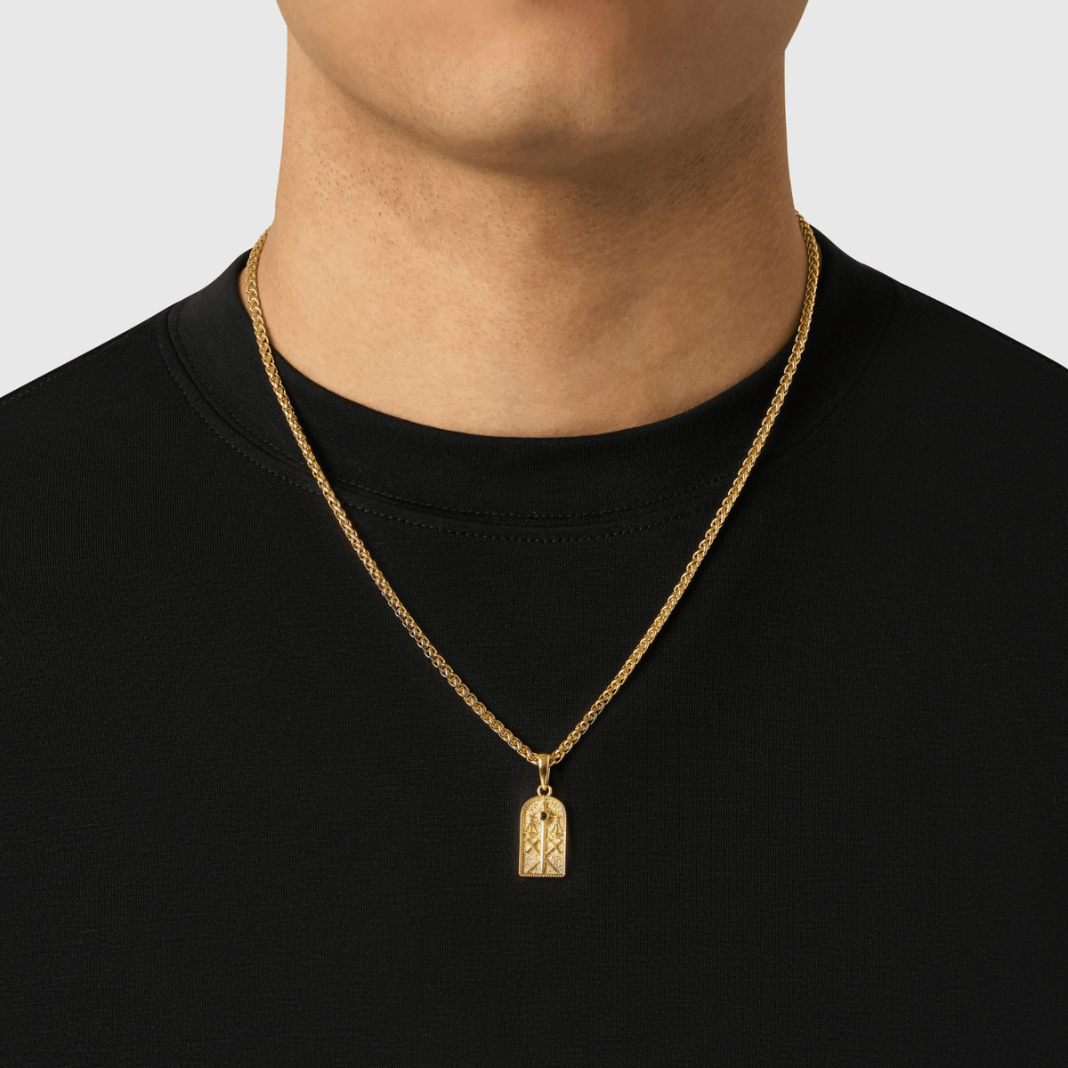 Justicia (Oro de 18 quilates) | Plata esterlina