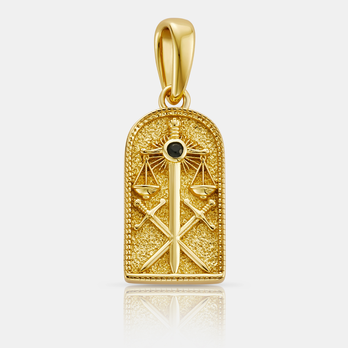 Justicia (Oro de 18 quilates) | Plata esterlina