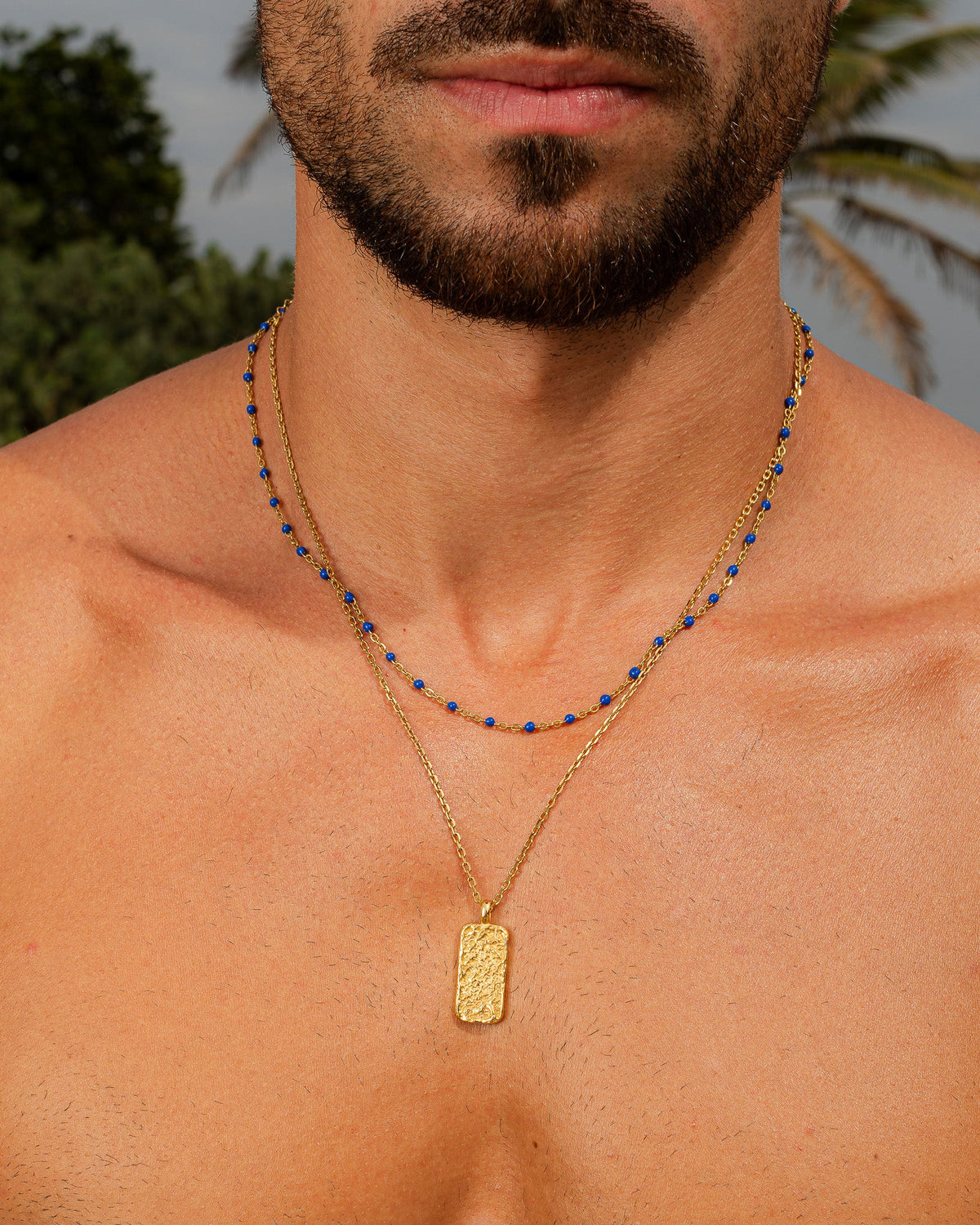 COLLAR MOONROCK ORO