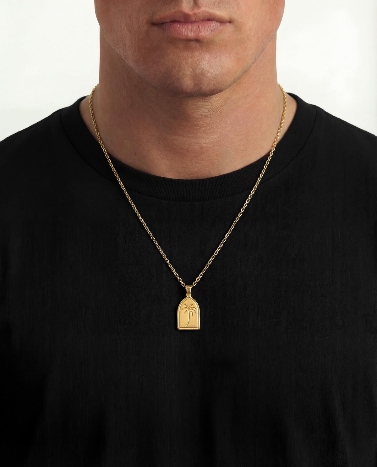 COLLAR PALM ORO
